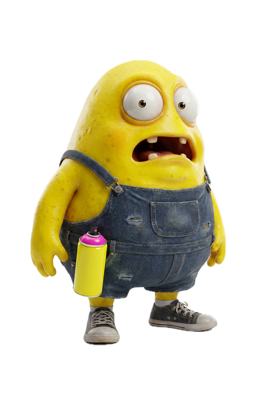 Sir Panics-a-Lot, the yellow PIDIOT